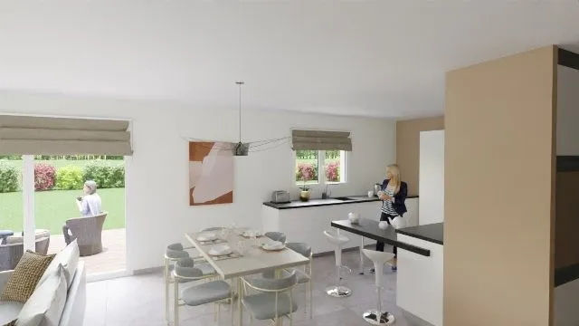 Maison neuve 96 m² à La Mézière (35520)