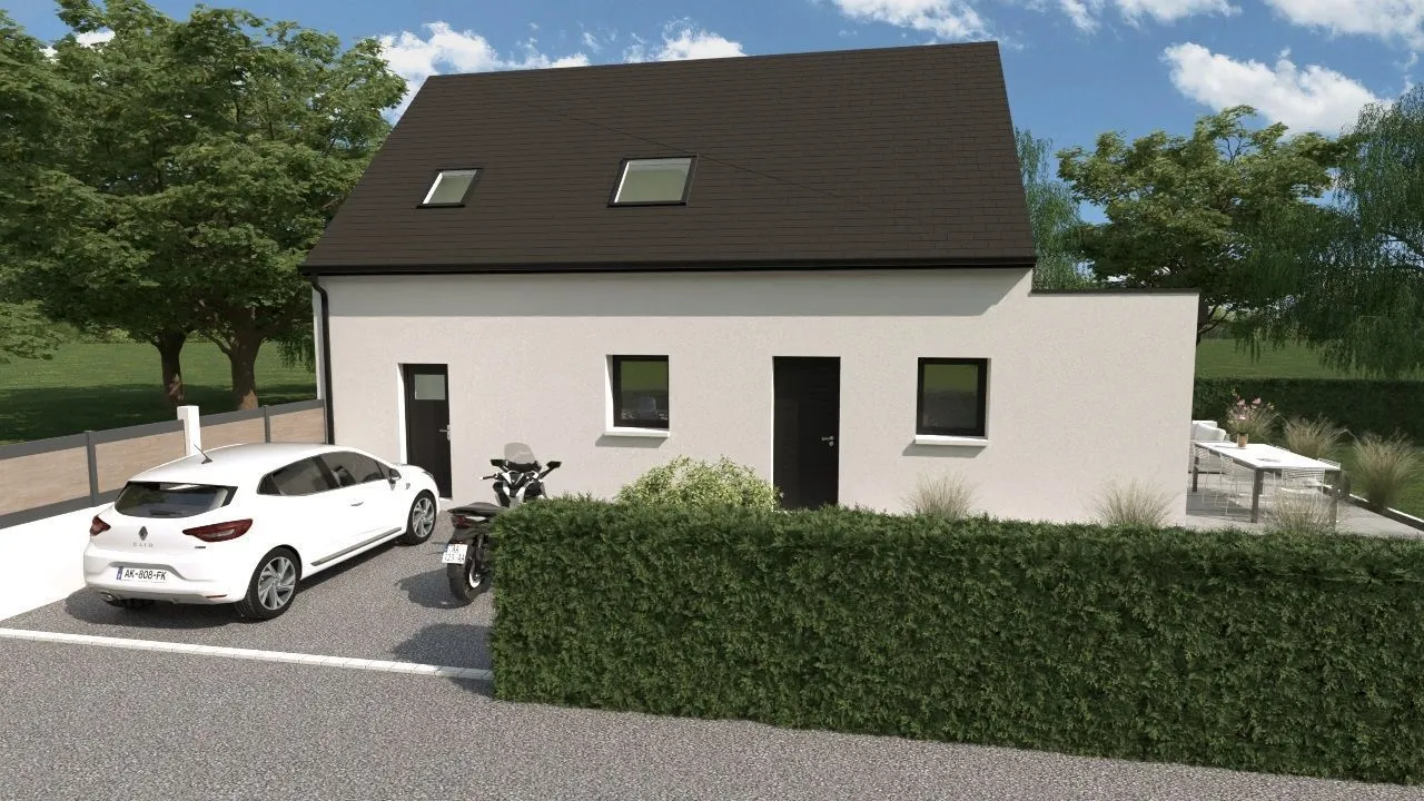 Maison neuve 84 m² à Longaulnay (35190)