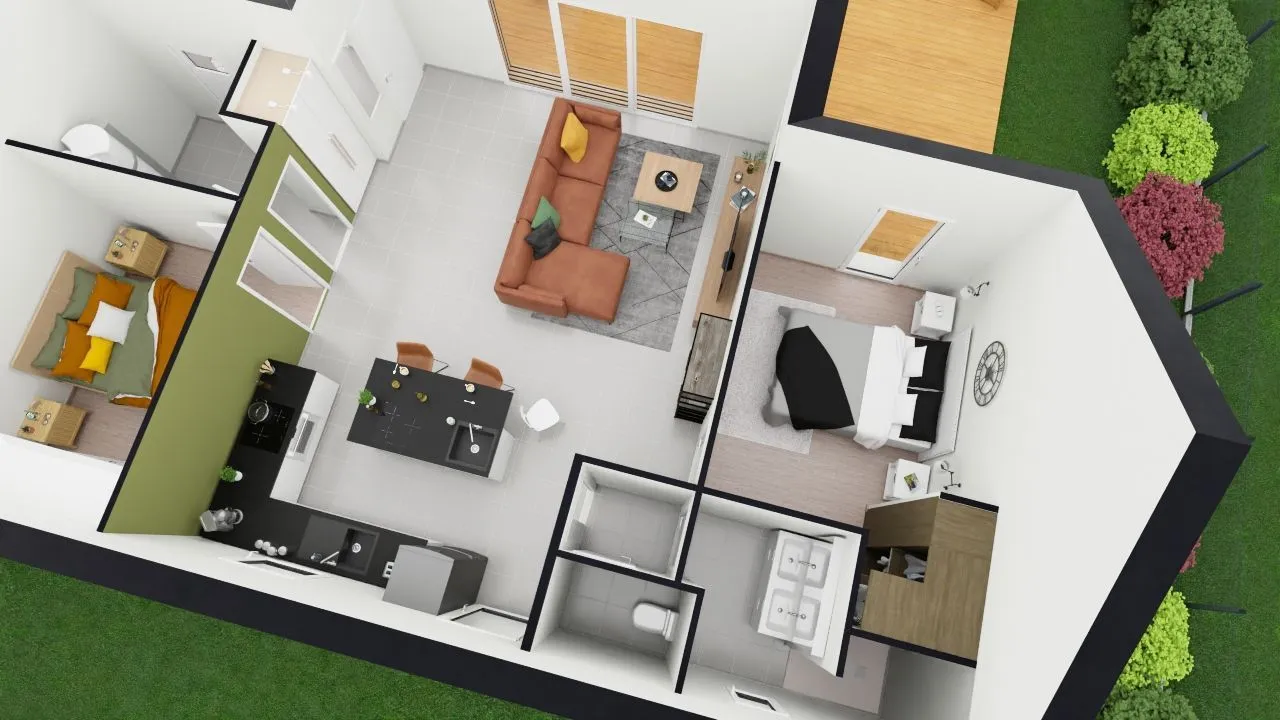 Maison neuve 70 m² à Quévert (22100)