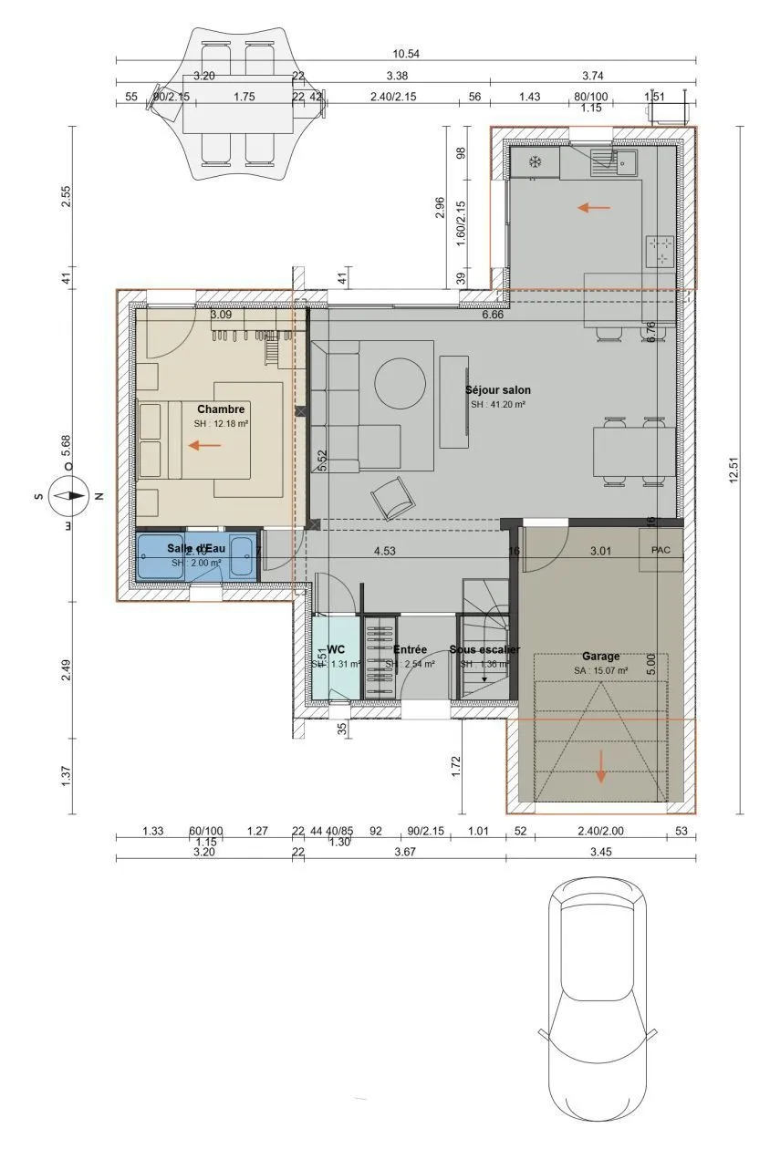 Maison neuve 104 m² à Pleudihen-sur-Rance (22690)