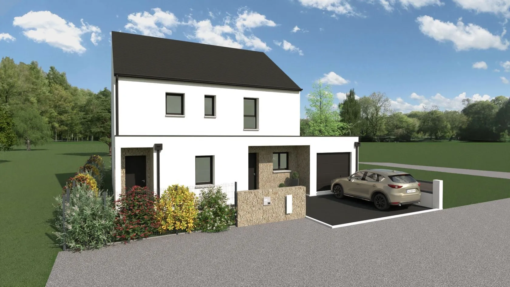 Maison neuve 157 m² à Trégueux (22950)