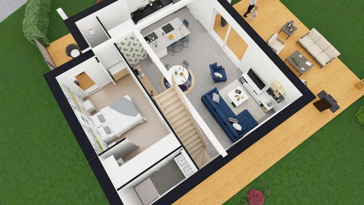 Maison neuve 91 m² à Petit-Mars (44390)