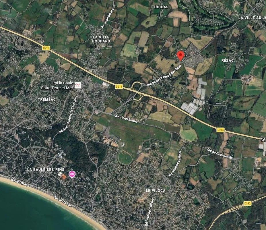 Terrain à bâtir 849 m² à La Baule-Escoublac (44500)