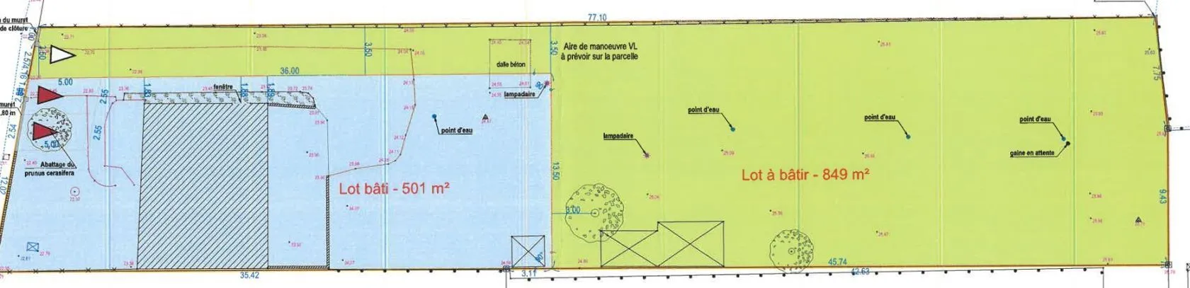 Terrain à bâtir 849 m² à La Baule-Escoublac (44500)