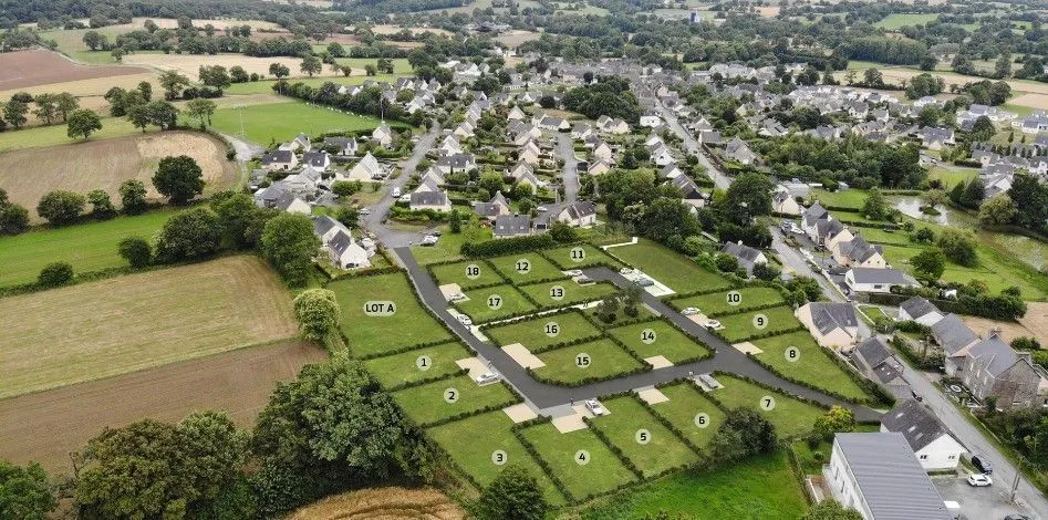 Terrain à bâtir 365 m² à Dourdain (35450)