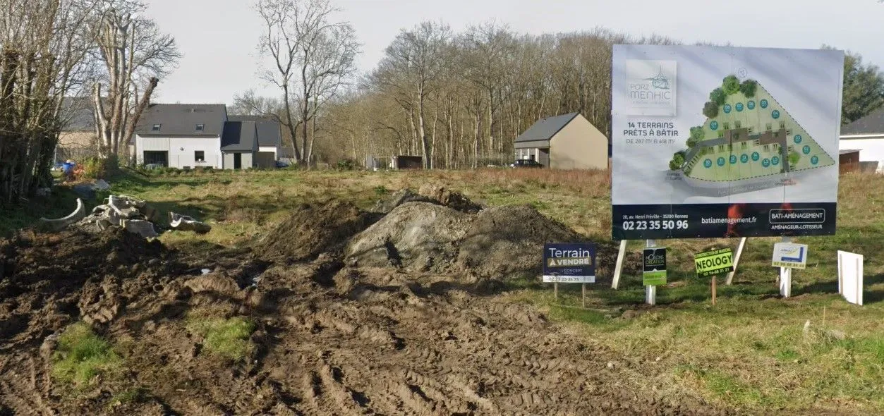 Terrain à bâtir 342 m² au Minihic-sur-Rance (35870)