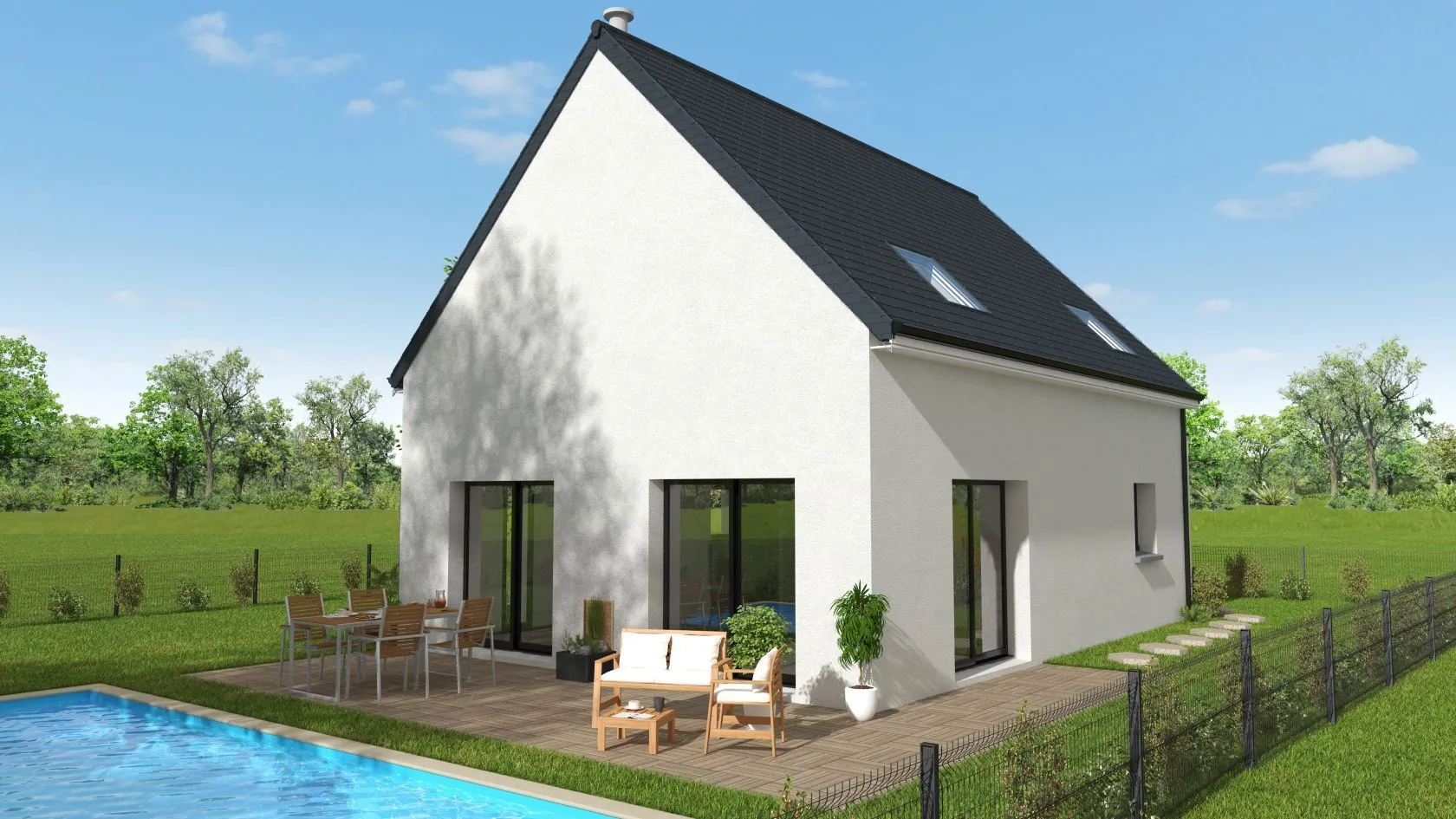 Maison neuve 106 m² à Domloup (35410)