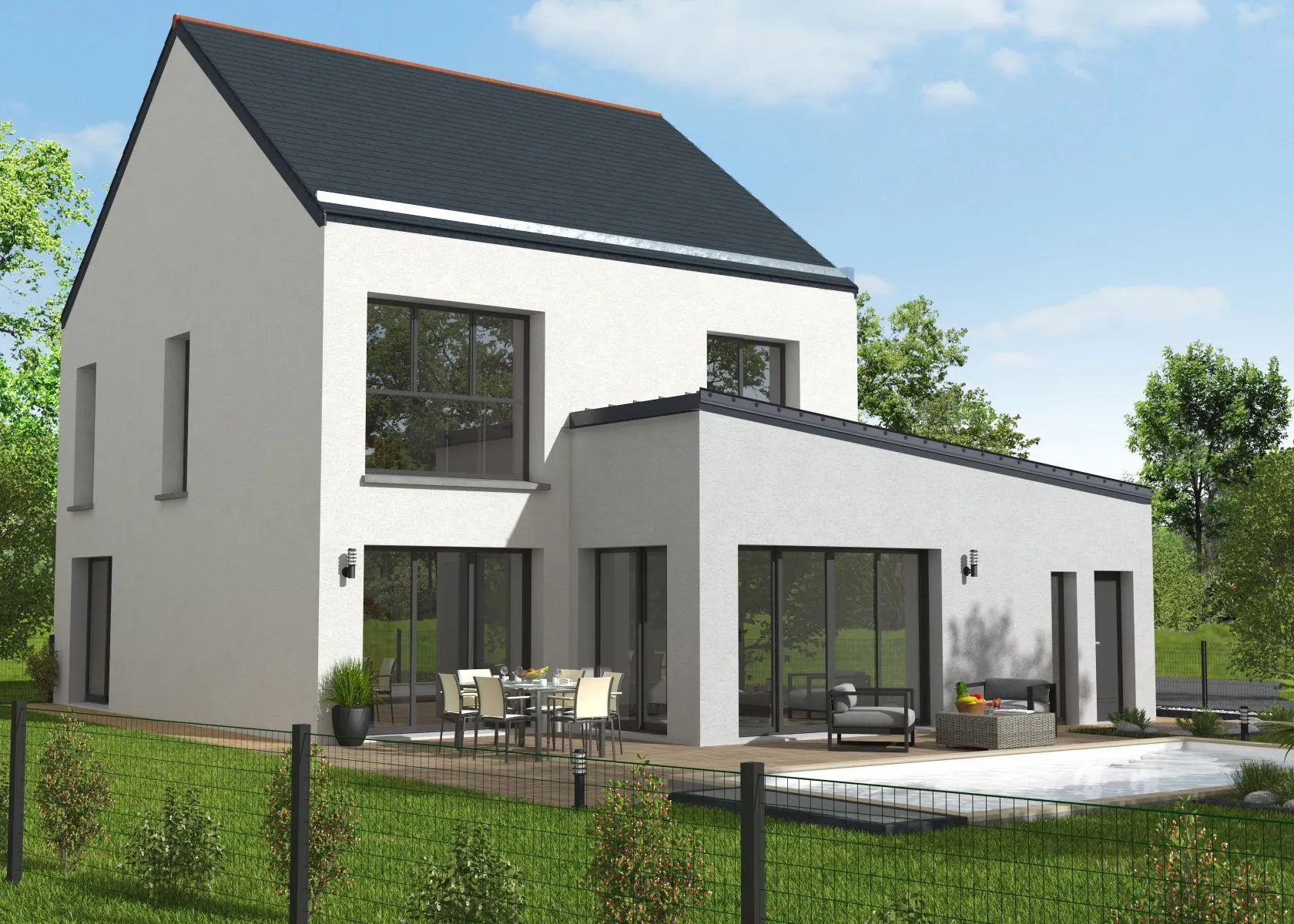 Maison neuve 127 m² à Cornille (35500)