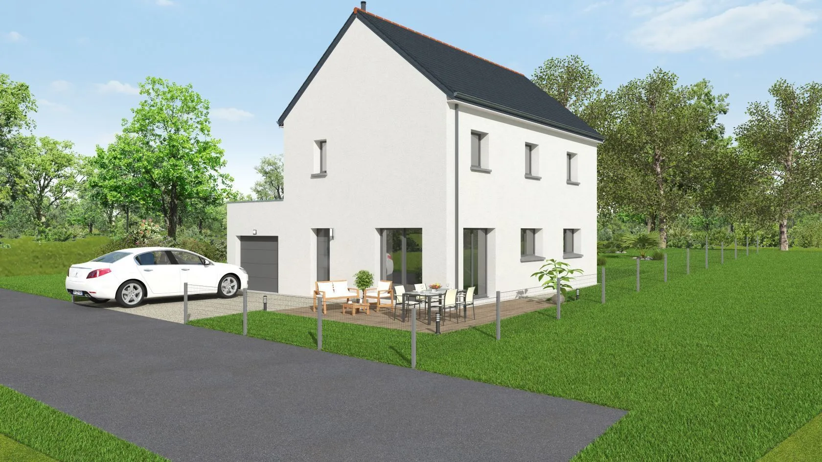 Maison neuve 112 m² à Hirel (35120)
