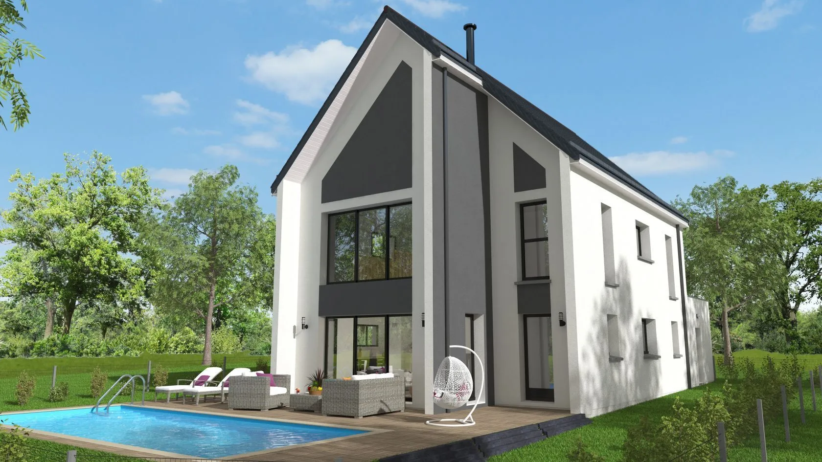 Maison neuve 142 m² à Bobital (22100)
