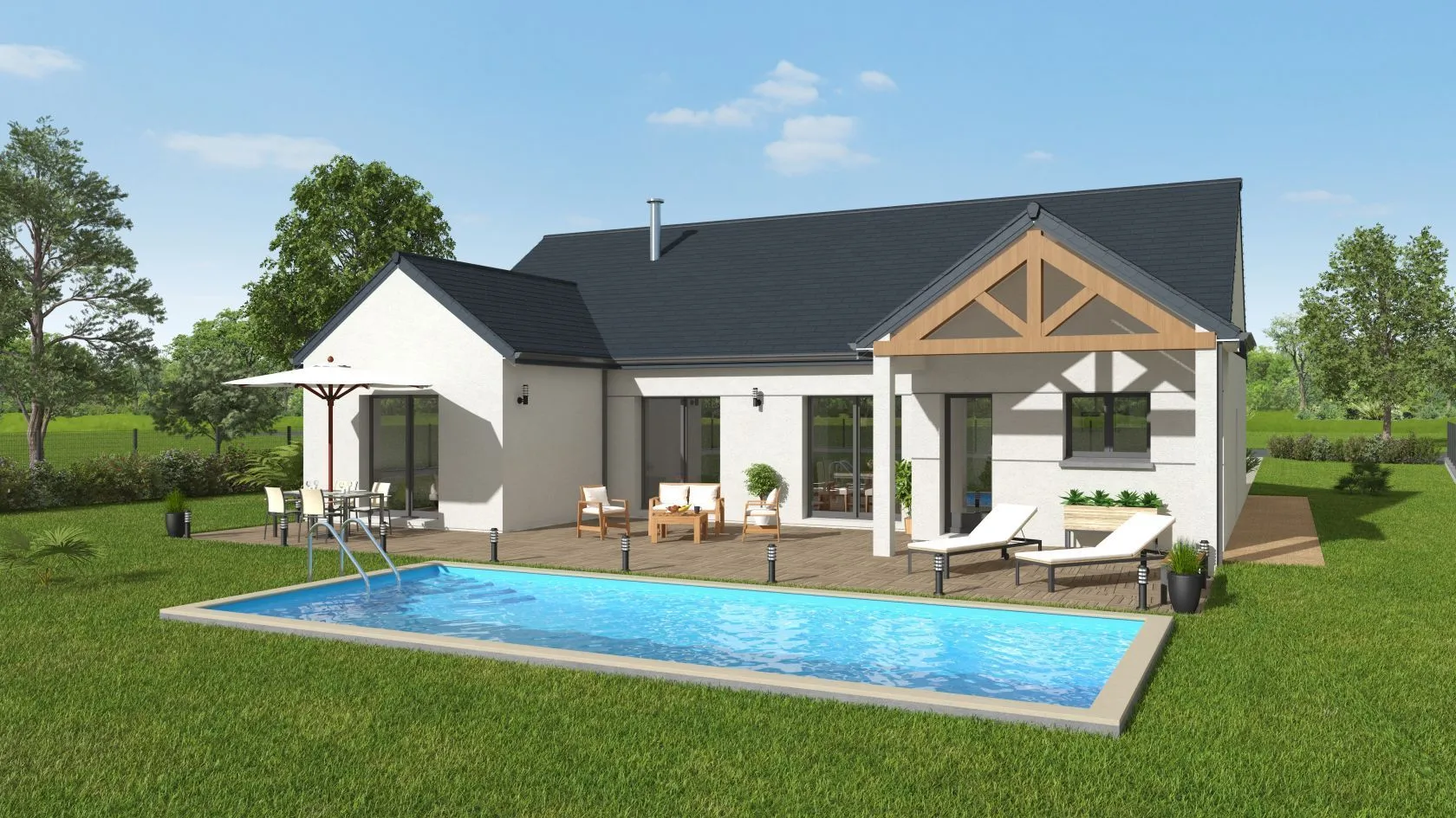 Maison neuve 108 m² à Châteaubourg (35220)