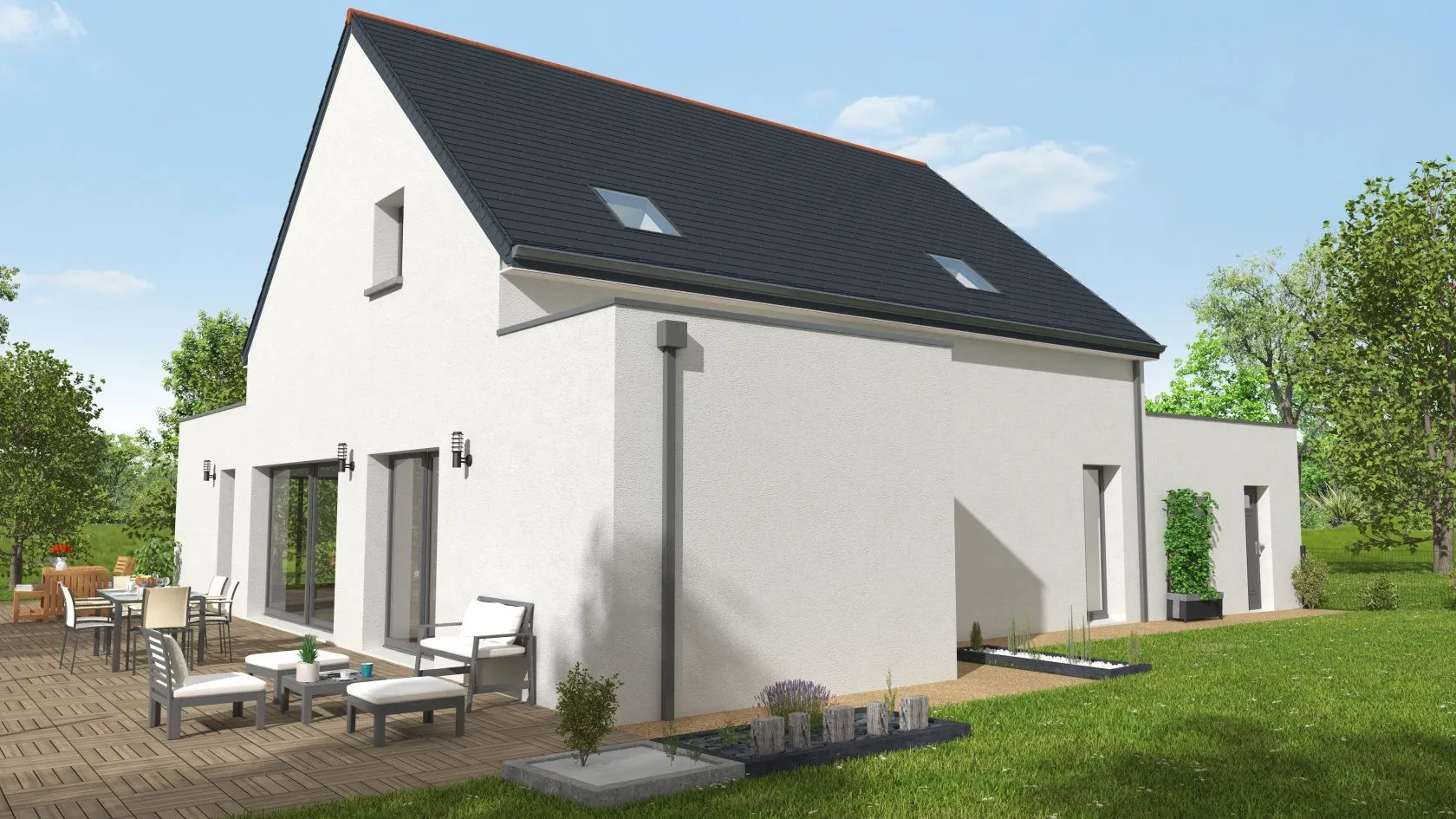 Maison neuve 145 m² à Châteaugiron (35410)