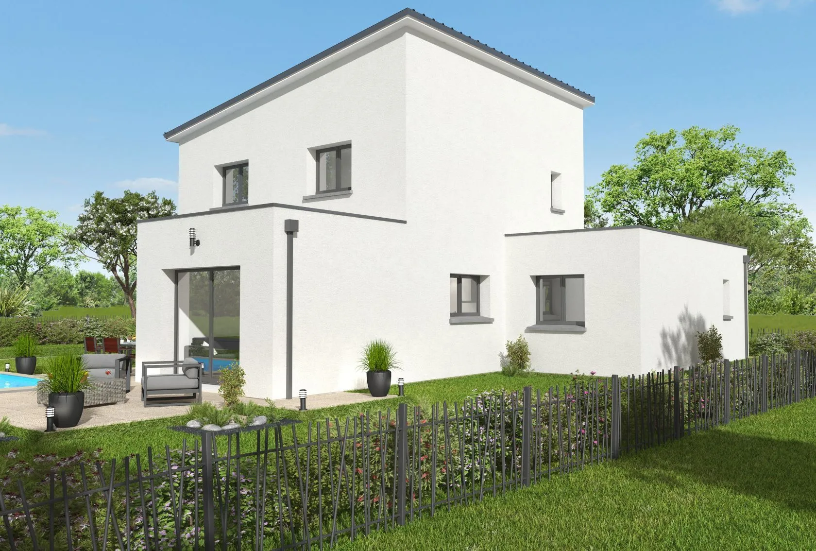 Maison neuve 132 m² à Miniac-Morvan (35540)