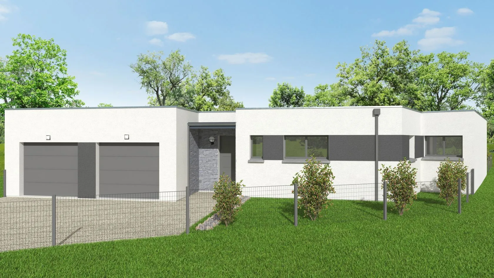 Maison neuve à Mesnil-Roc'h