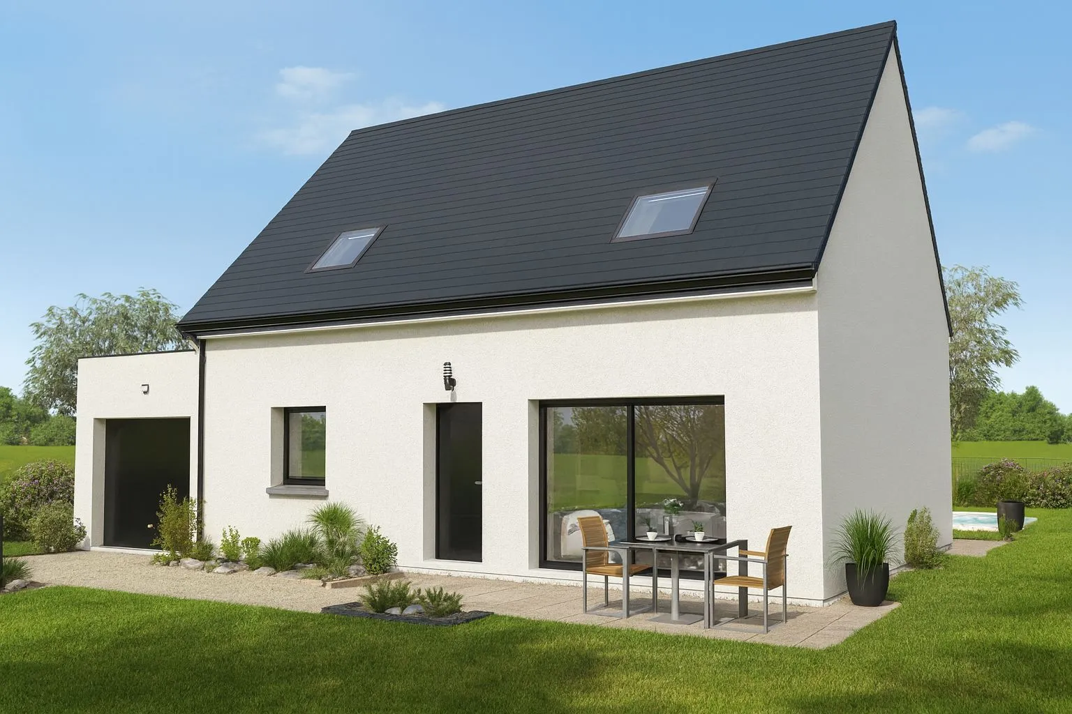 Maison neuve 95 m² à Aucaleuc (22100)
