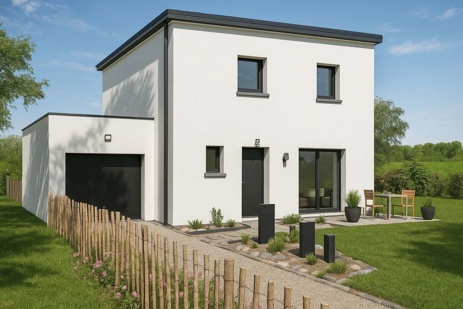 Maison neuve 85 m² à L'Hermitage-Lorge (22150)