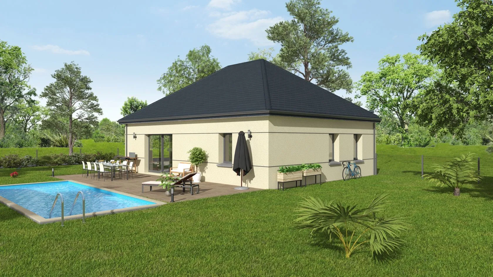 Maison neuve 75 m² à Lanvallay (22100)