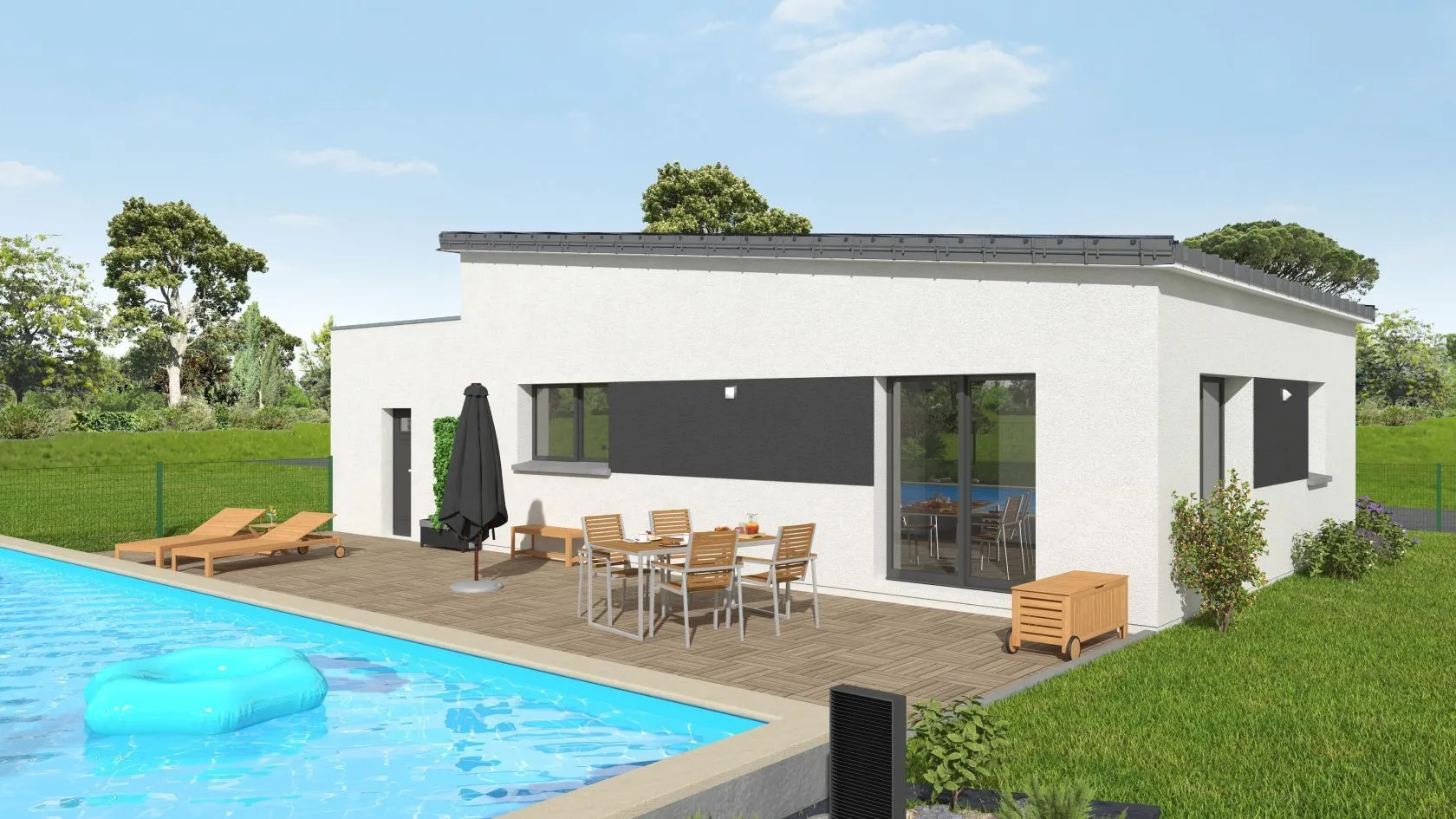 Maison neuve 66 m² à Langan (35850)