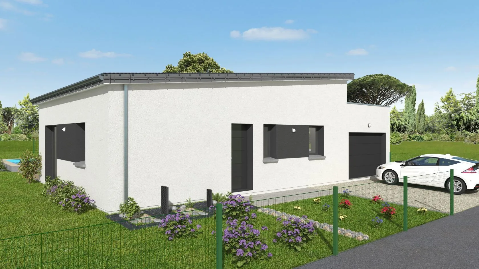 Maison neuve 66 m² à Langan (35850)