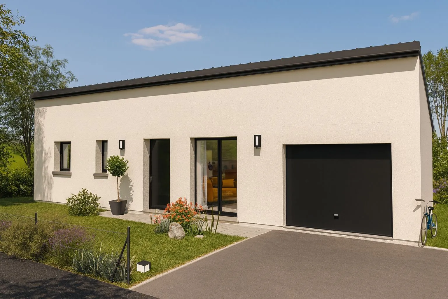 Maison neuve à Mesnil-Roc'h
