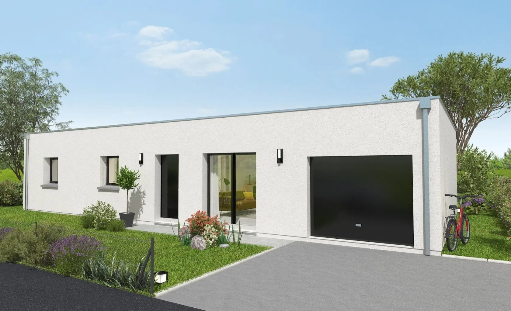 Maison neuve 95 m² à Bourbriac (22720)