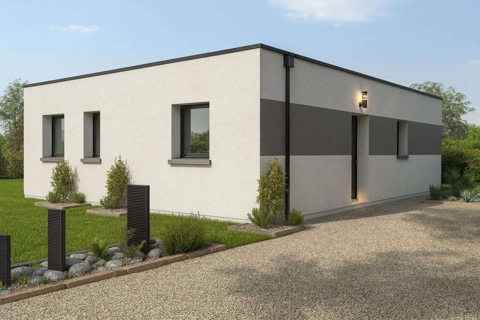 Maison neuve à Mesnil-Roc'h
