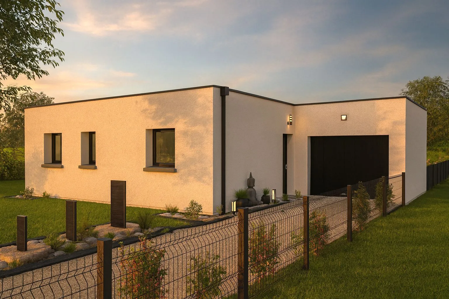 Maison neuve à Mesnil-Roc'h