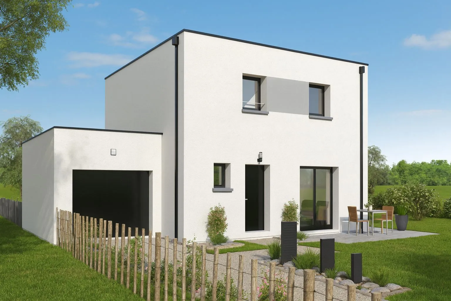 Maison neuve 85 m² à Plonéis (29710)