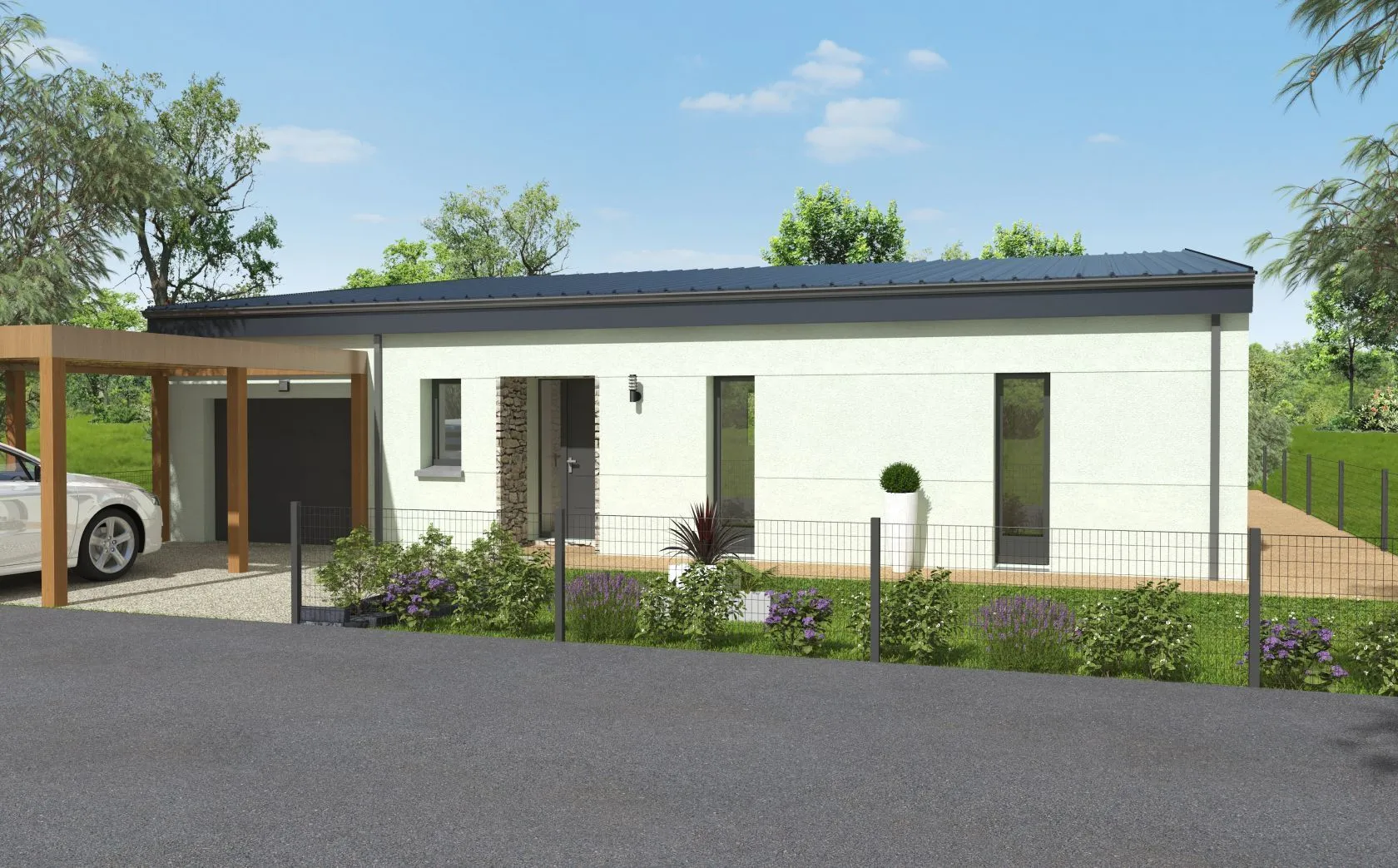 Maison neuve 111 m² à Plerguer (35540)