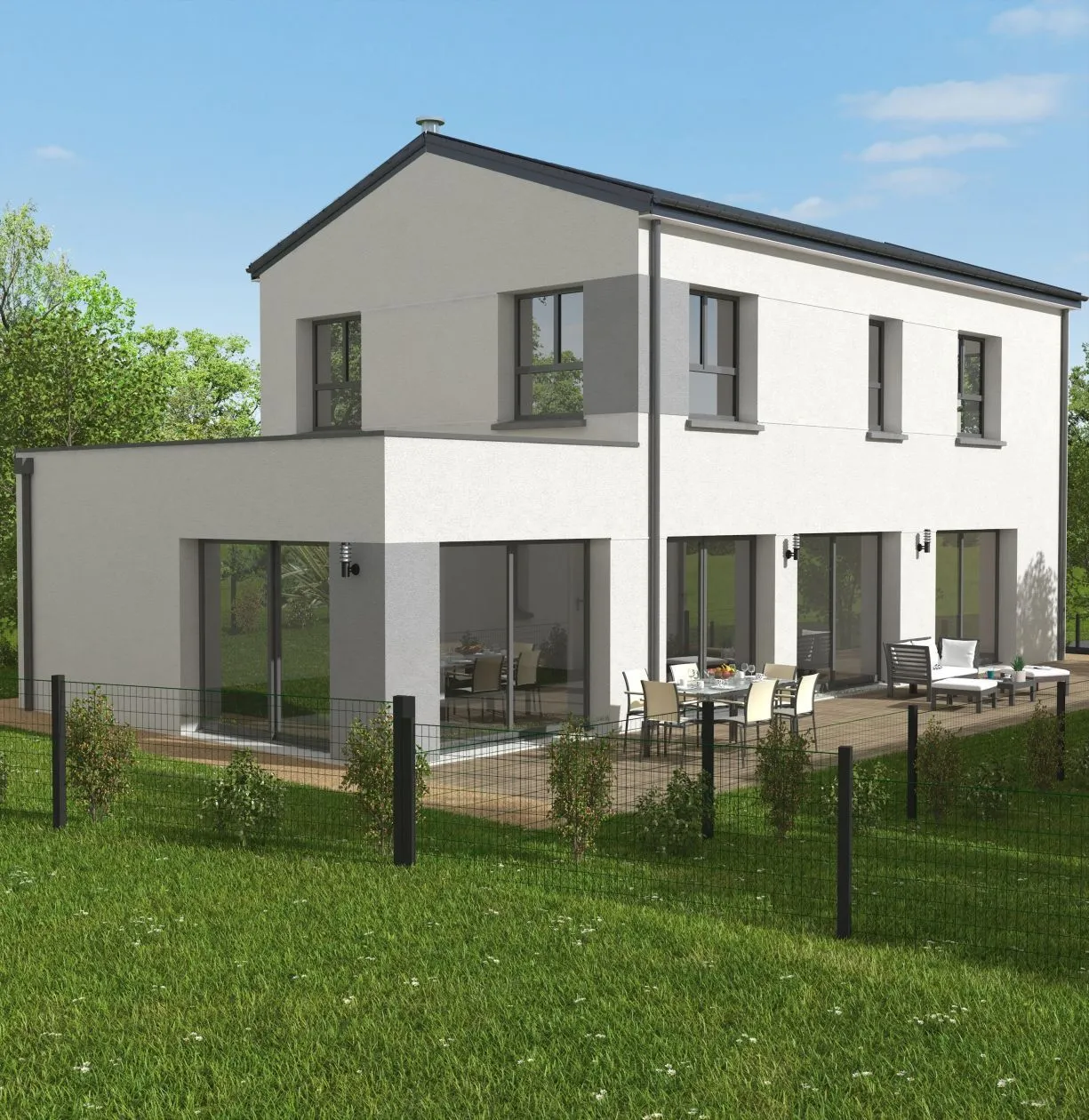 Maison neuve 147 m² à Bain-de-Bretagne (35470)