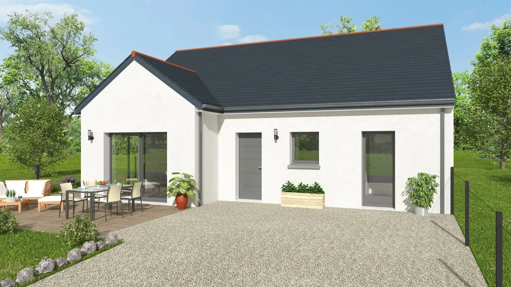 Maison neuve à Saint-Brandan