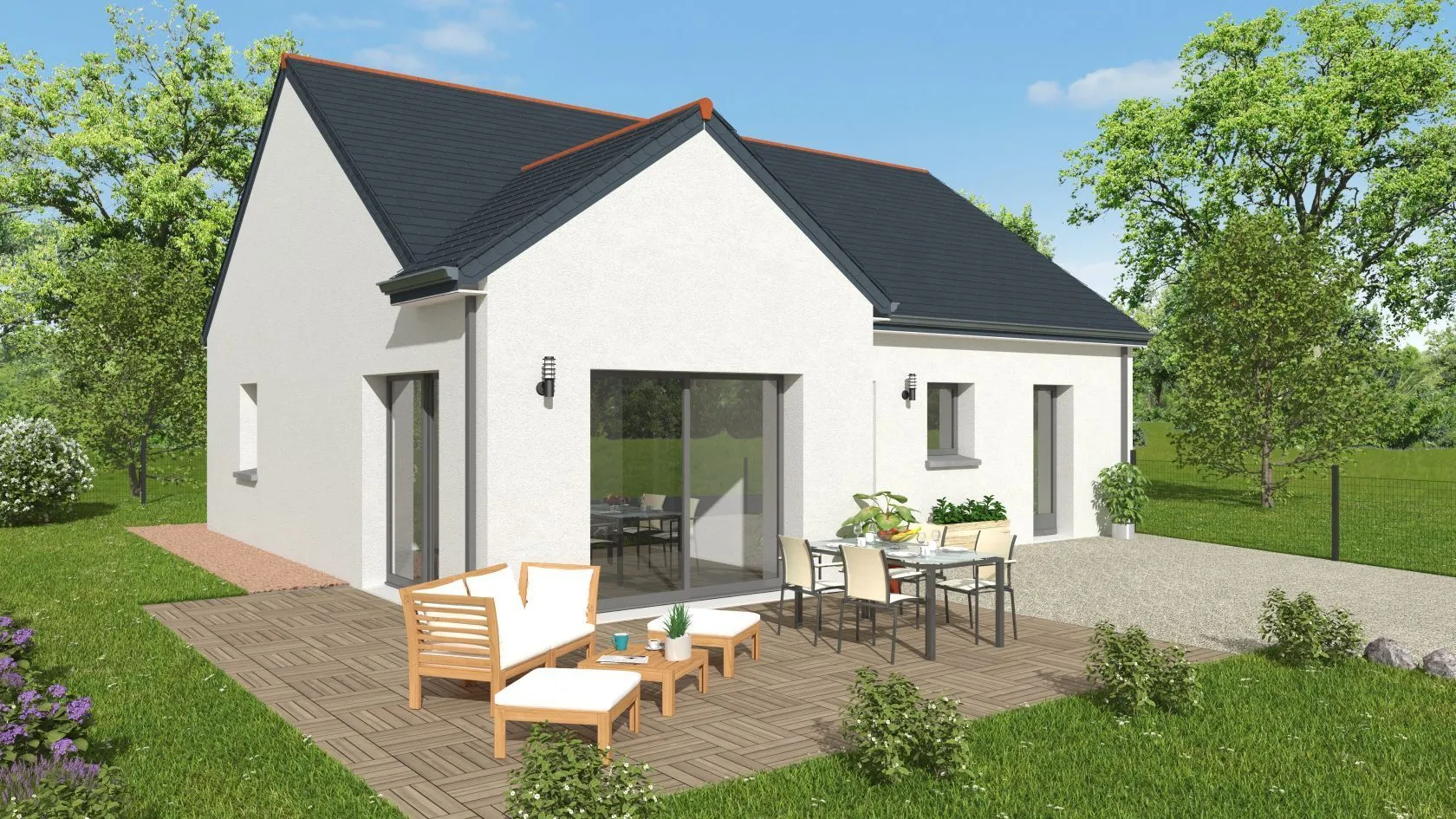 Maison neuve 85 m² à Meillac (35270)