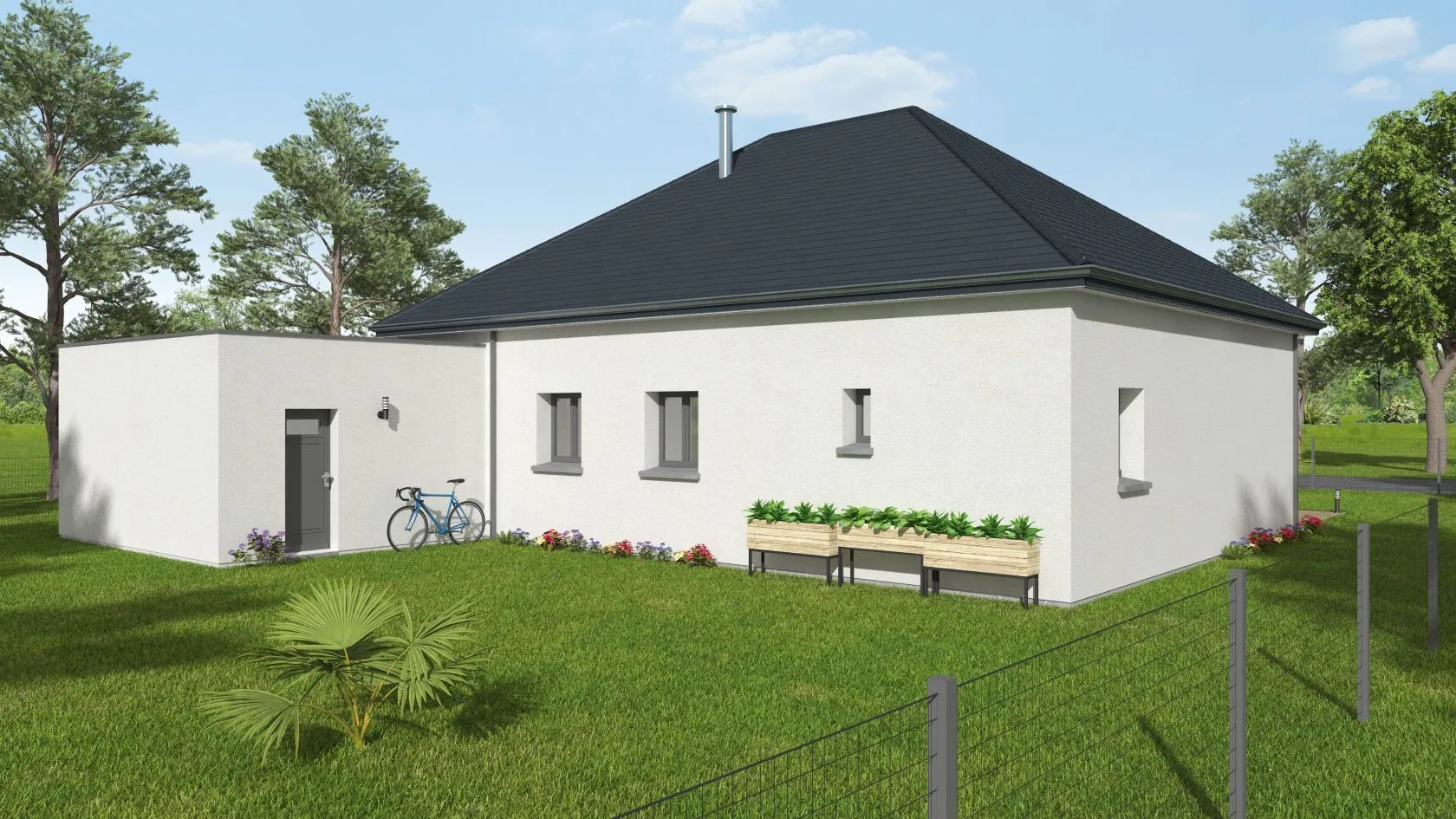 Maison neuve 96 m² à Cardroc (35190)