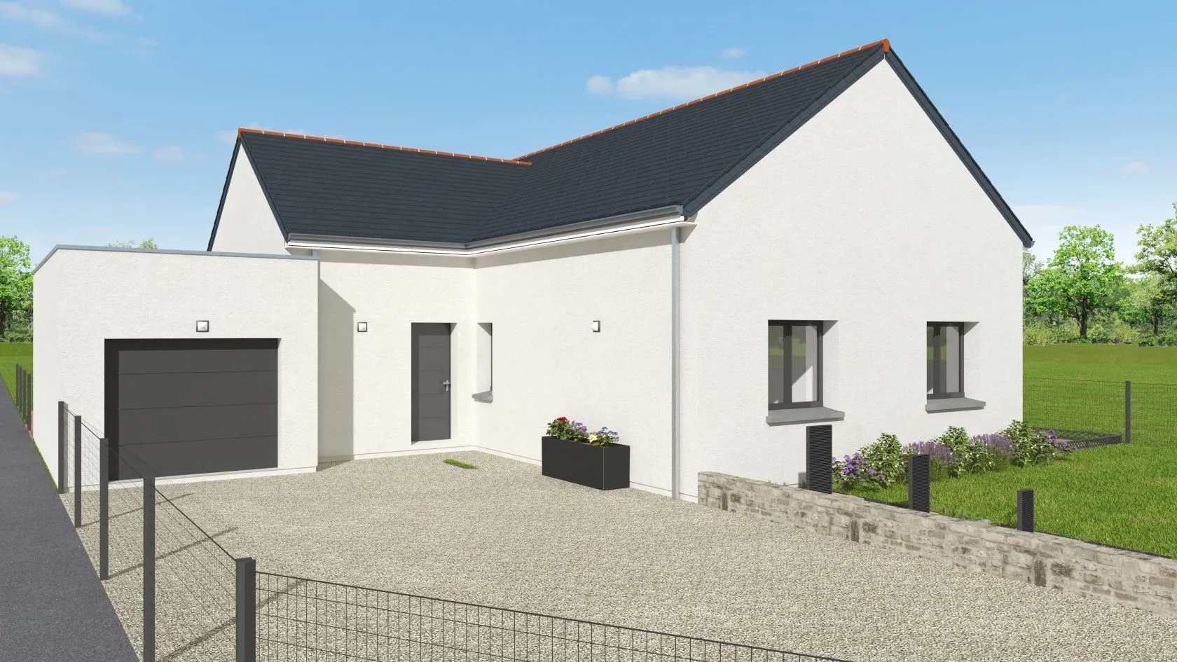 Maison neuve 91 m² à Châteaugiron (35410)