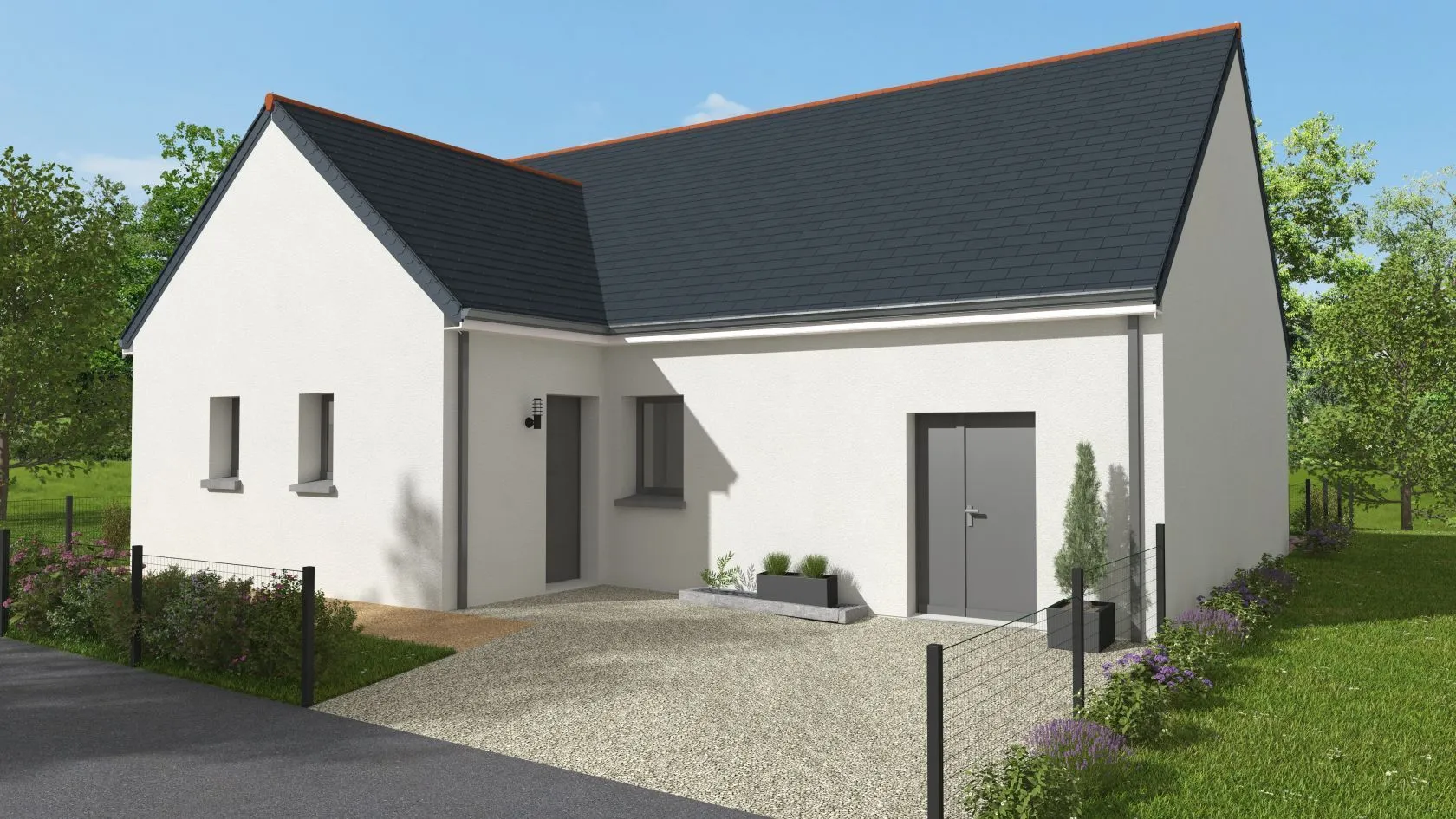 Maison neuve 82 m² à Langan (35850)