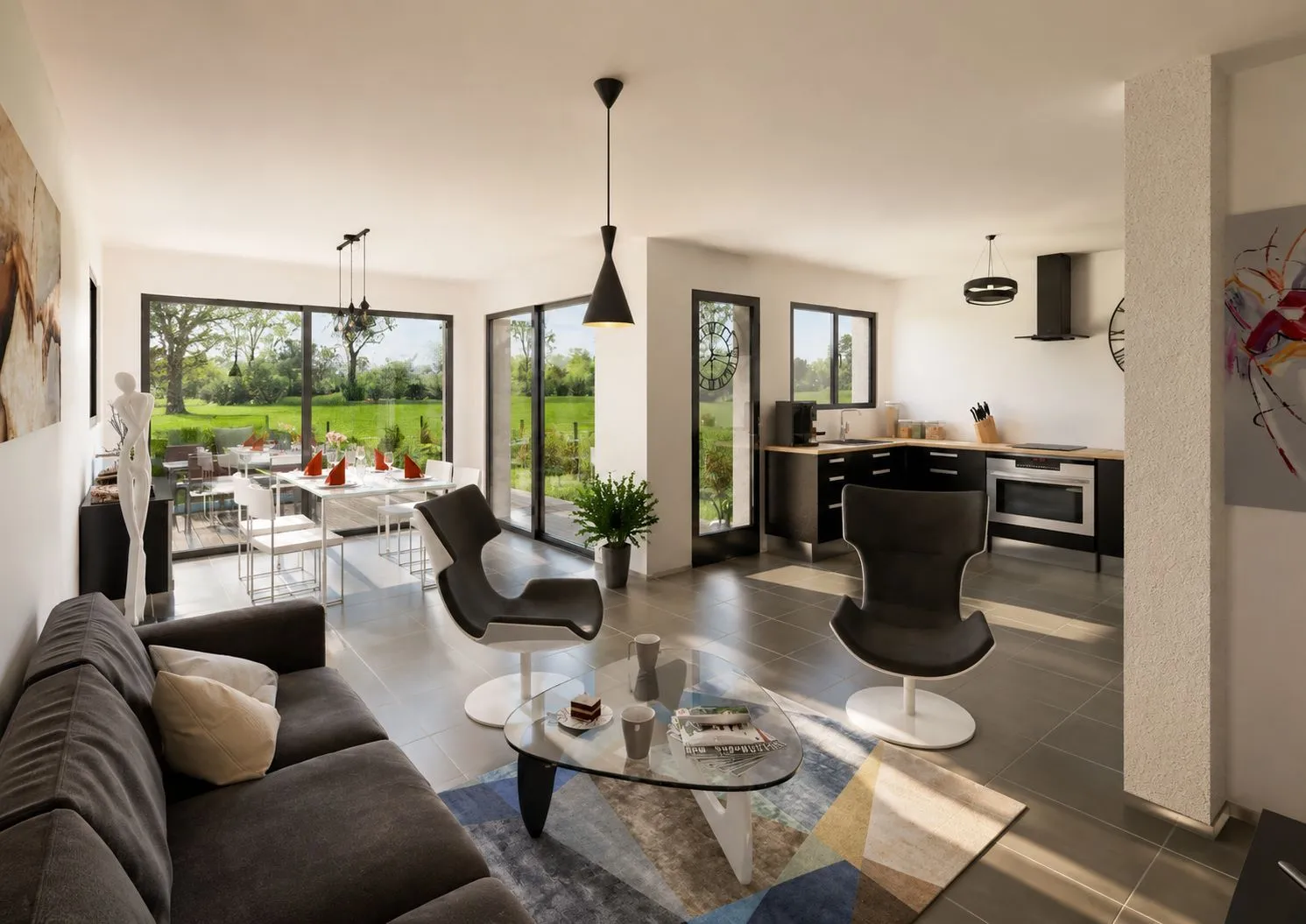 Maison neuve 131 m² à Liffré (35340)