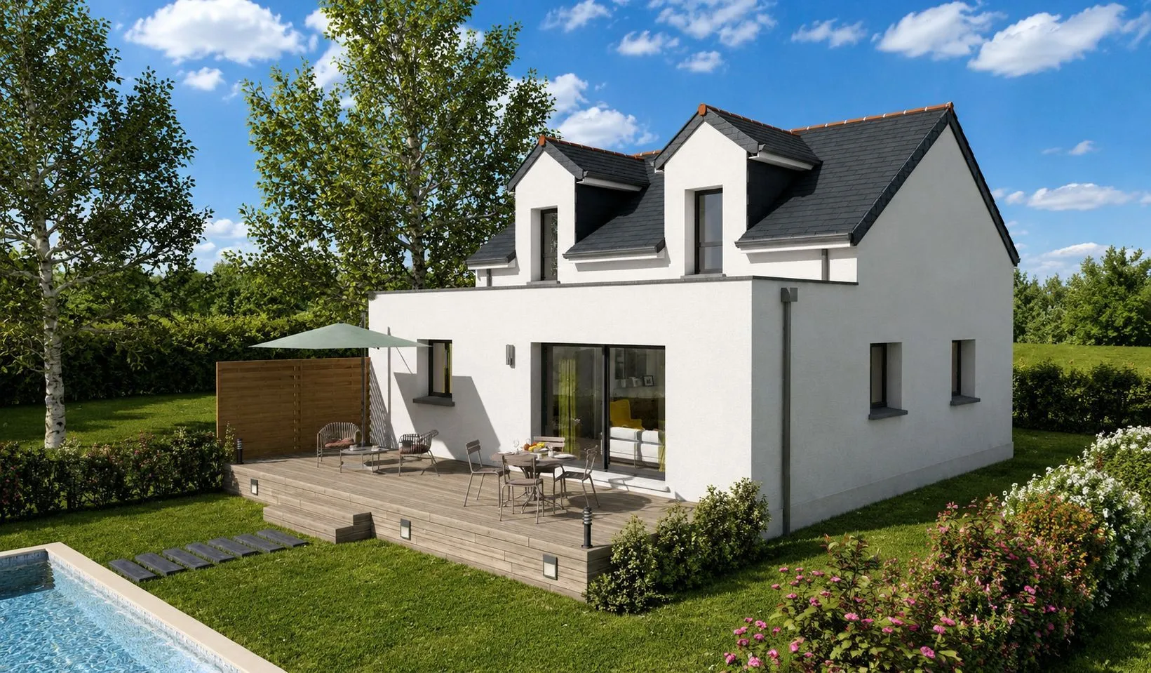 Maison neuve 98 m² à Guer (56380)