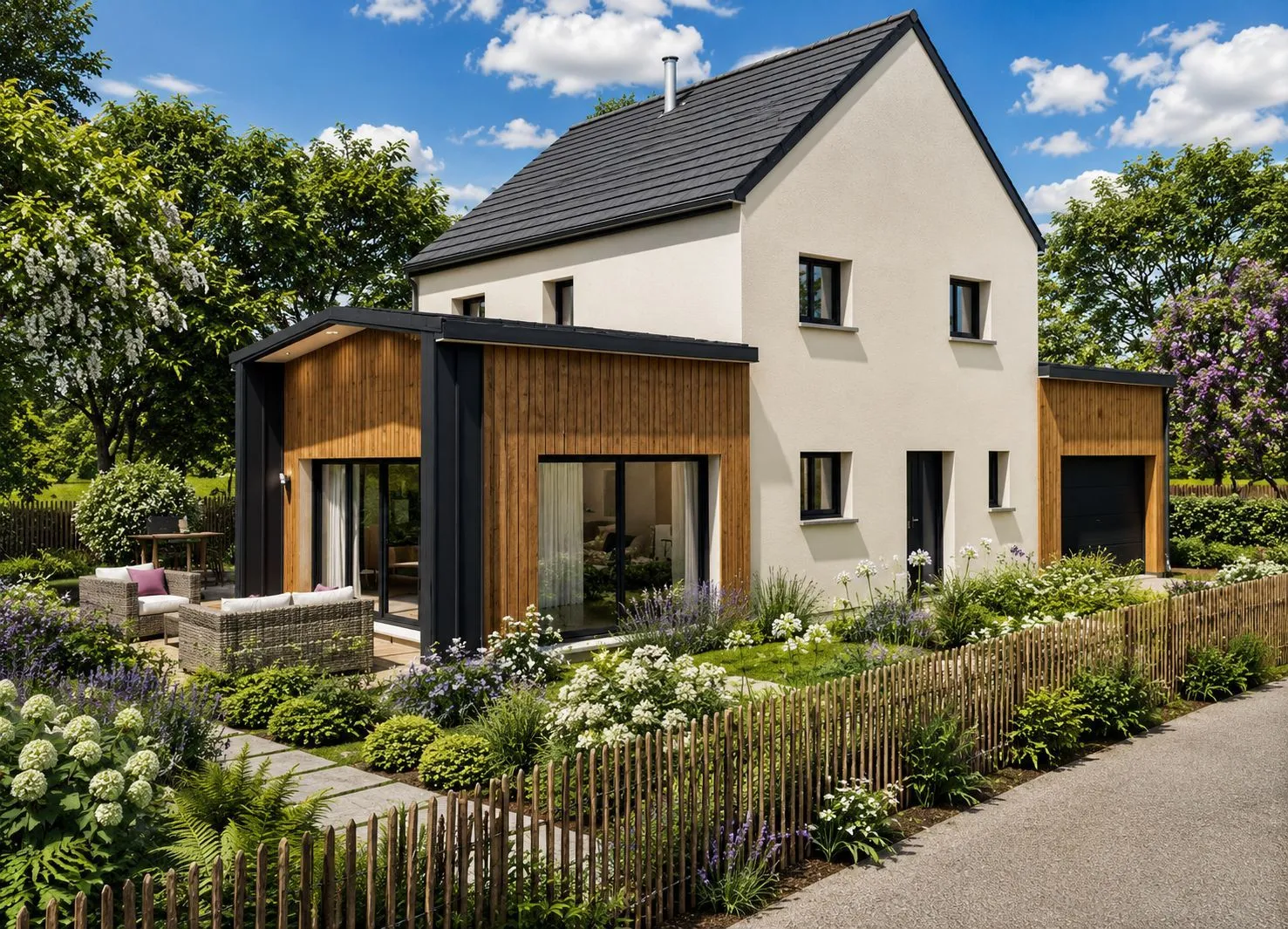 Maison neuve 141 m² à Saint-Grégoire (35760)