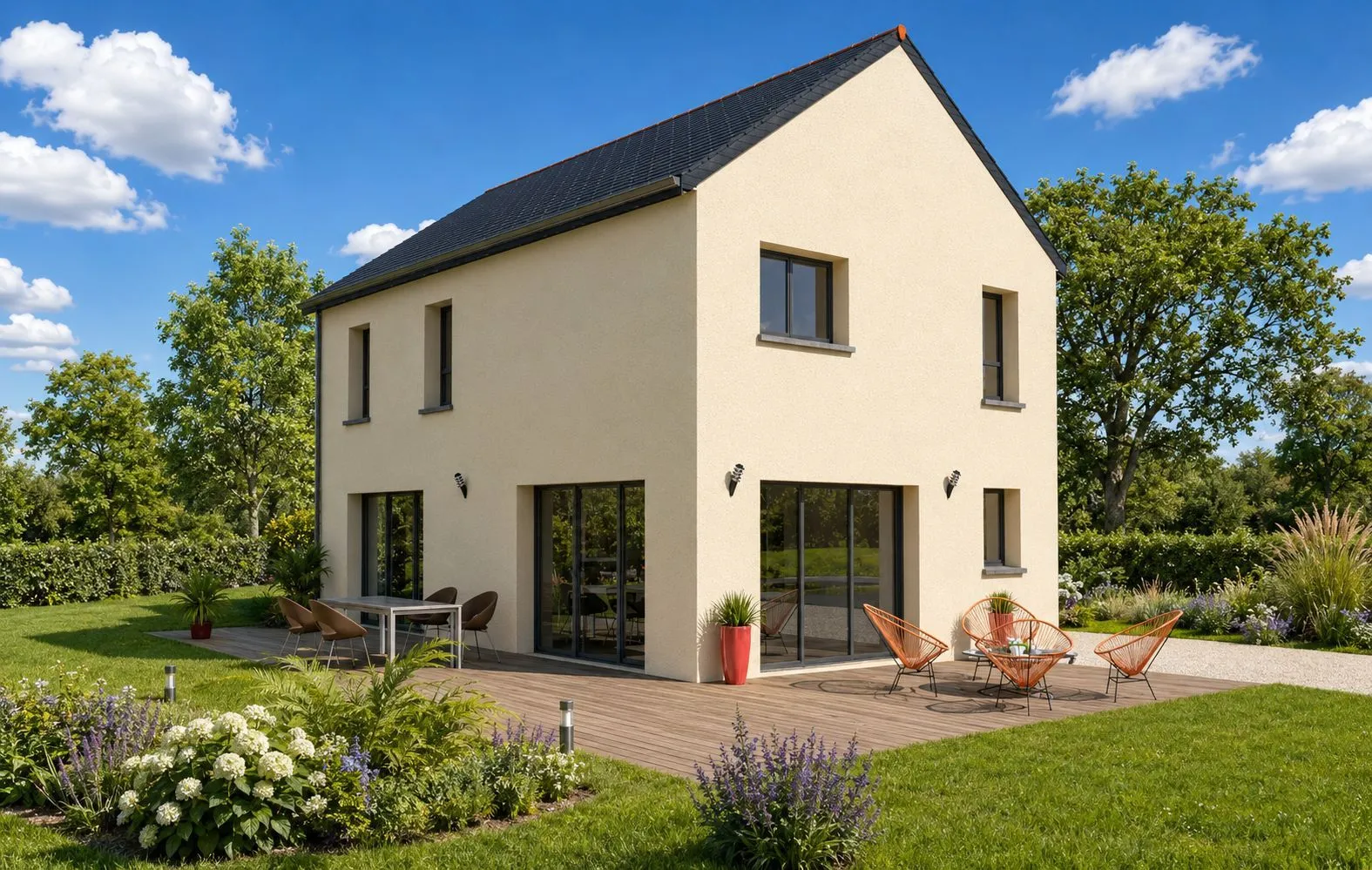 Maison neuve 131 m² à Langan (35850)