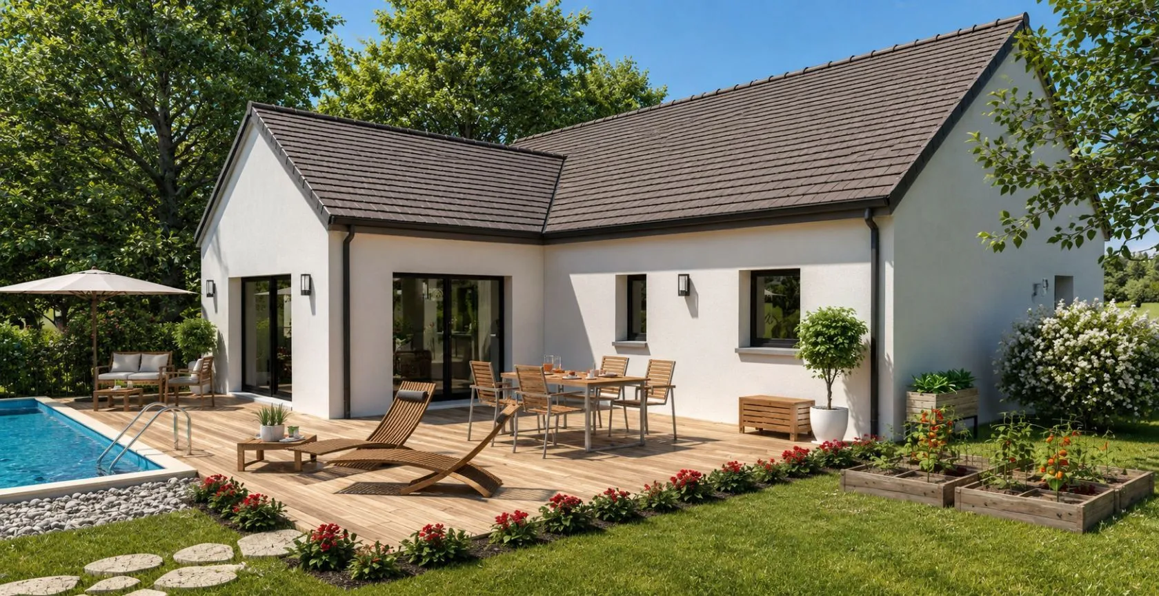 Maison neuve 100 m² à La Gouesnière (35350)