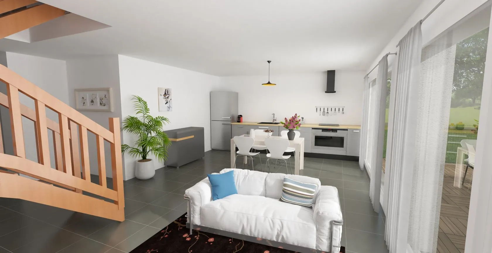 Maison neuve 110 m² à Miniac-Morvan (35540)