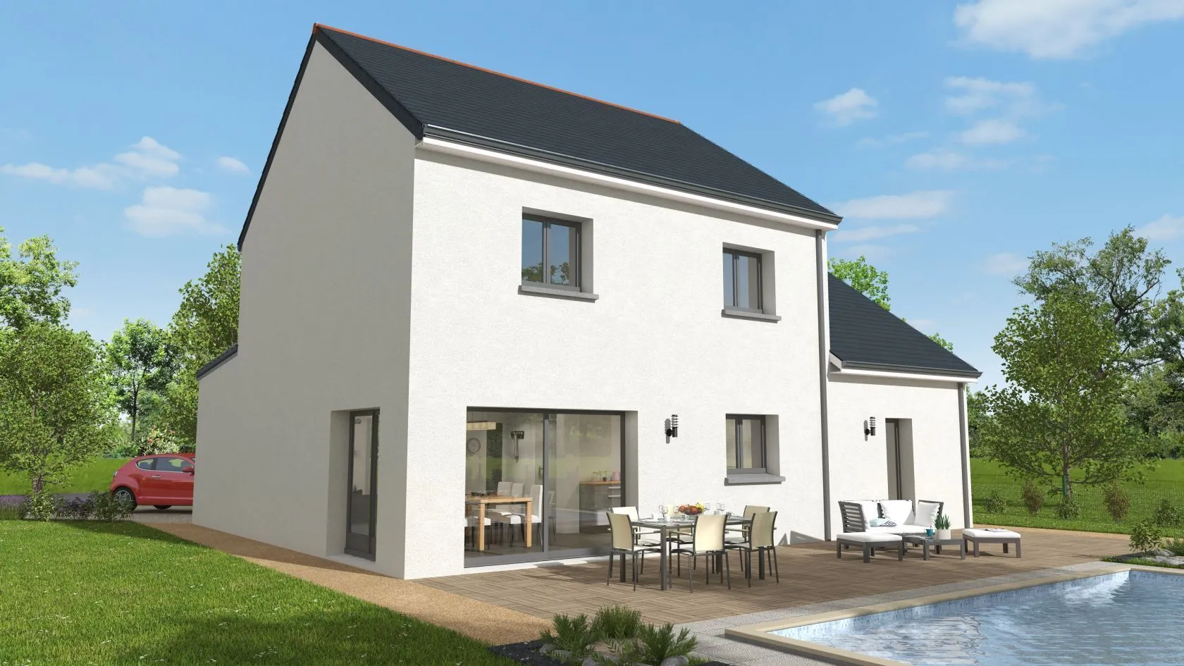 Maison neuve 117 m² à Pleurtuit (35730)