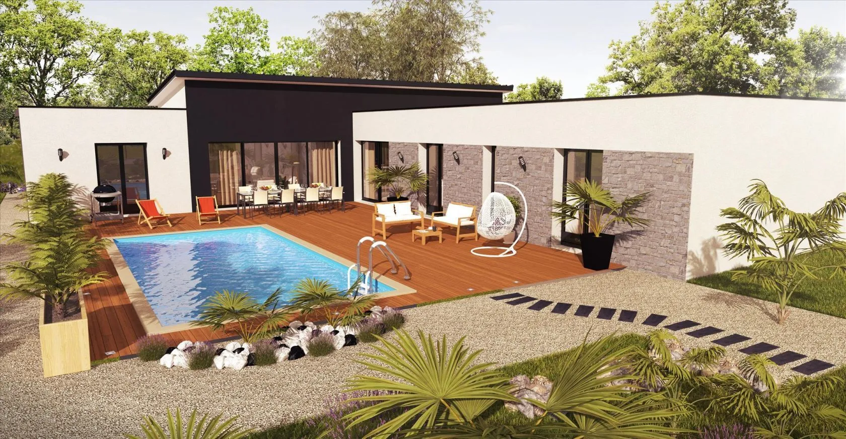 Maison neuve 95 m² à Guidel (56520)