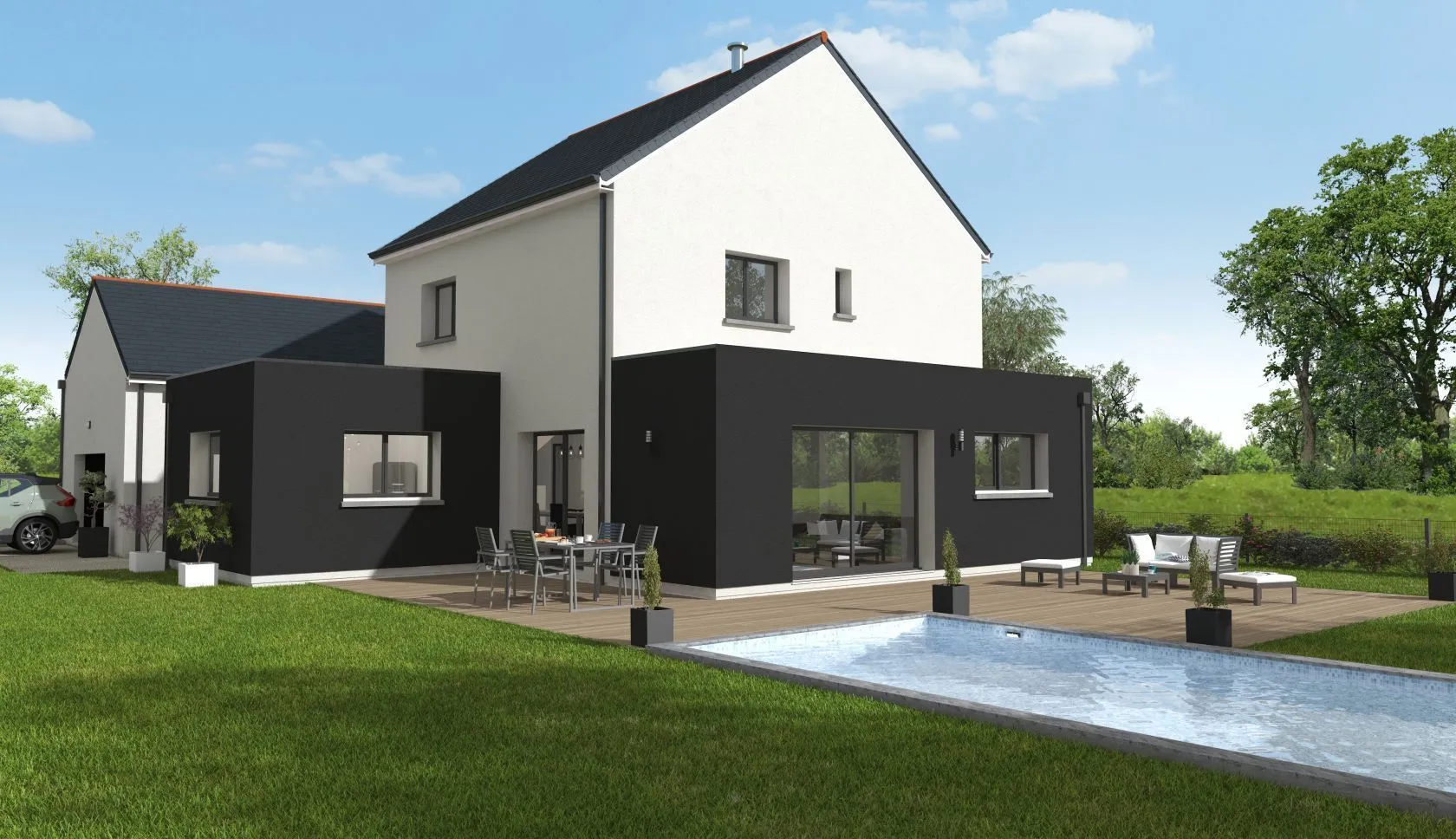 Maison neuve 95 m² à Guidel (56520)