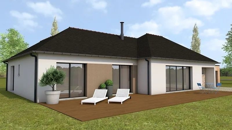 Maison neuve 116 m² à Campagne-lès-Wardrecques (62120)