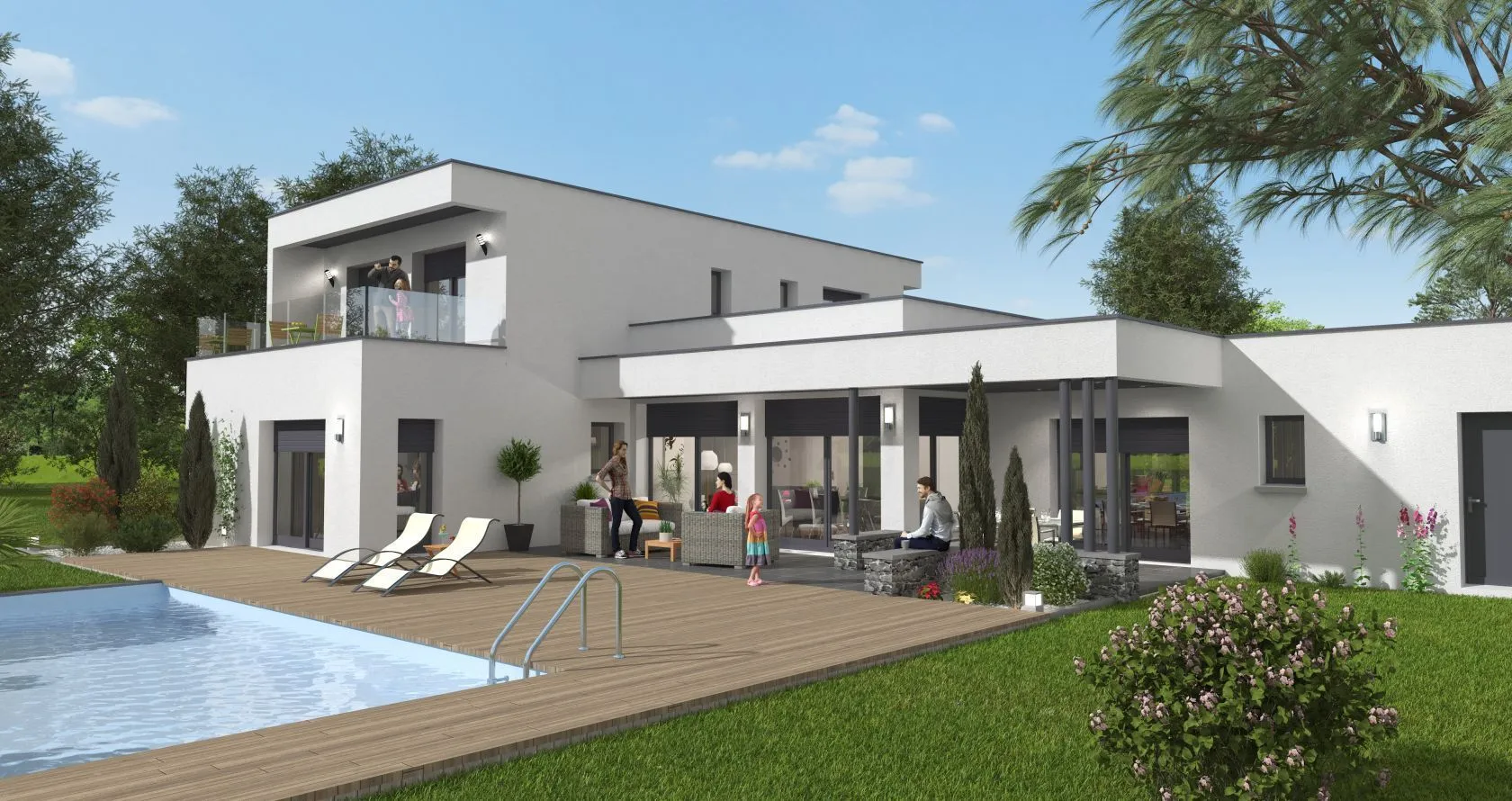 Maison neuve 213 m² à Montgiscard (31450)