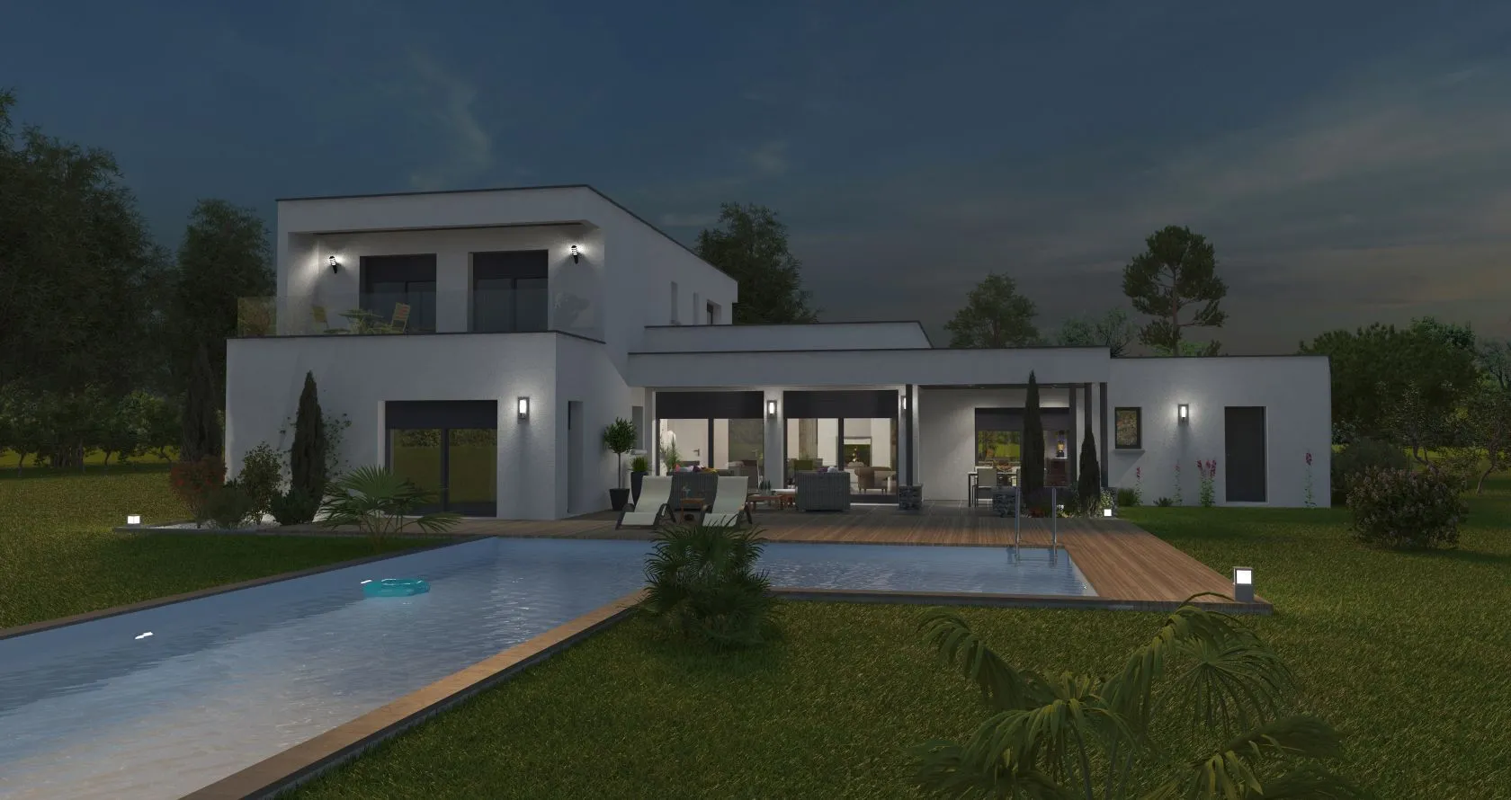Maison neuve 213 m² à Montgiscard (31450)