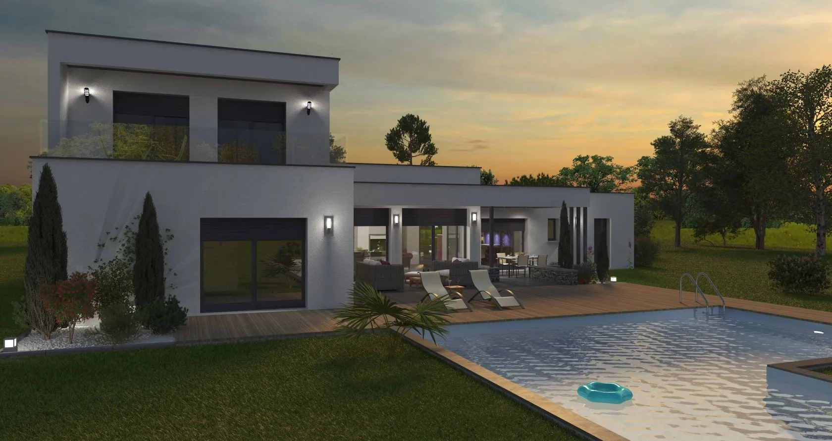 Maison neuve 213 m² à Montgiscard (31450)