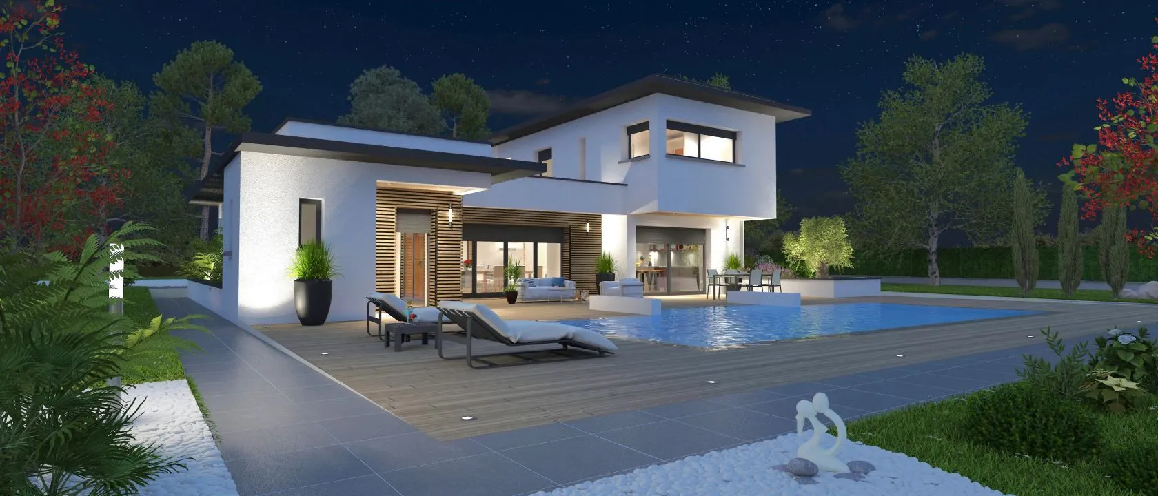 Maison neuve 122 m² à Lévignac (31530)