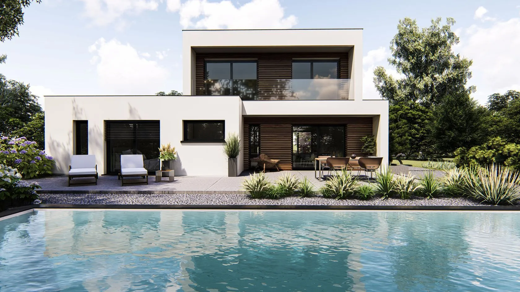 Maison neuve 139 m² à Sainte-Croix-en-Plaine (68127)